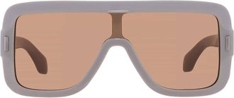 Ferragamo Ferragamo Brown Shield Ladies Sunglasses SF2061SE 259 55