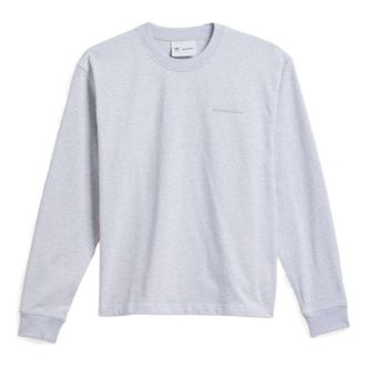 adidas x Pharrell Humanrace Small Logo Long Sleeve T-Shirt Grey HN3439