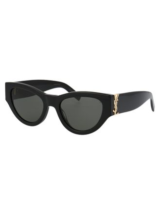 Saint Laurent Womens Sunglasses Slm94 Black-Grey Acetate Black-Black-Grey Black/black/grey