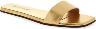 Jeffrey Campbell Vellum Slide Sandal in Gold at Nordstrom, Size 11