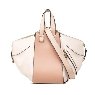 Loewe Pre-owned LOEWE Small Bicolor Leather Hammock Satchel Ladies ZXXJWKY12ULBKWC7