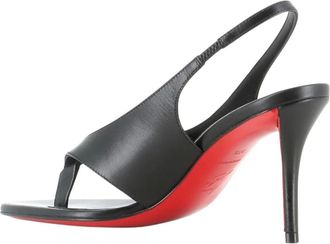 Christian Louboutin Dames, Schoenen, Zwart, Maat: 40 EU Leer