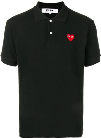 Comme Des Garçons Red Heart Cotton Polo Clothing