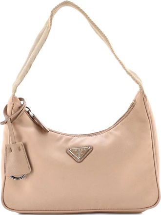 Prada Borsa passepartout mini Re-Edition 2000 in tessuto - Toni neutri