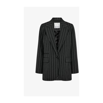 Co'Couture Dames, Jassen, Grijs, Maat: S Leer