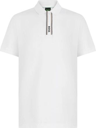 HUGO BOSS Polo met korte mouwen - Heren - Polos - Wit - XS - Katoen - Tops