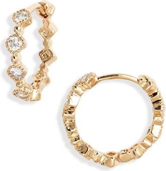 CHILD OF WILD Nova Star Huggie Hoop Earrings in Gold at Nordstrom