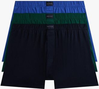 Tommy Hilfiger Mens All Day Comfort Boxer 3-Pack - Green - XL