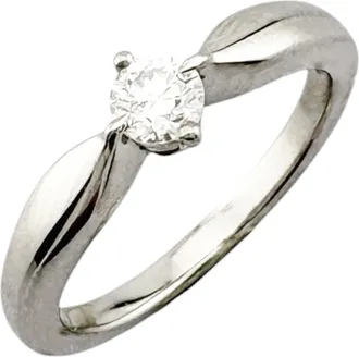 Bulgari Silver Platinum 950 Band Ring (Pre-Owned)