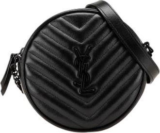 Saint Laurent Pre-owned Cross Body Bags, female, Black, Size: ONE SIZE Pre-owned Vintage Cross Body Bag