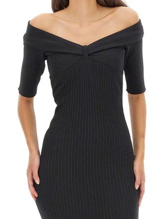 Philosophy di Lorenzo Serafini Off-The-Shoulder Dress - Black
