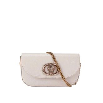 Kurt Geiger Dames, Tassen, Beige, Maat: ONE Size Leer