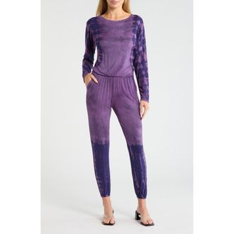 Go Couture Long Sleeve Jumpsuit in Dark Mauve at Nordstrom Rack, Size X-Large