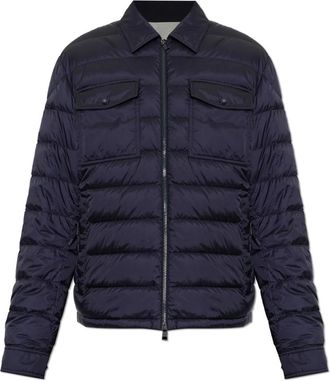 Moncler Vydori Korte Donsjas 3-in-1 - Heren - Gewatteerde jassen - Blauw - 3XL - Polyester - Jassen