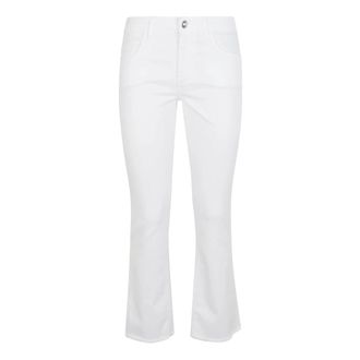 Fay Five-Pocket Jeans - Dames - Cropped Jeans - Wit - W25 - Katoen - Jeans