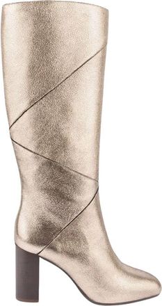 Maison Toufet Paula Boot - Dames - Laarzen met Hak - Geel - 36 EU - Leer - Schoenen