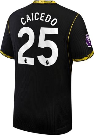 Nike Mois&eacute;s Caicedo Chelsea 2026/27 Match Away Nike Mens Aero-FIT Soccer Jersey in Black | NN204415156-CFC