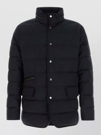 Moorer ilvo hooded down jacket polyester blend