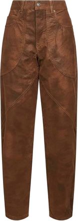 Isabel Marant Pantaloni Cinque Tasche Goffrati-Donna