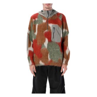 And Wander Zip-throughs, male, Multicolor, Size: L 59 Shaggy Knit Hoodie