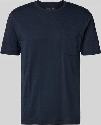 Marc O'Polo Regular Fit T-Shirt aus reiner Baumwolle in Marine, Gr&ouml;&szlig;e XXXL