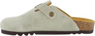 Scholl Fae Slipper - Dames - Slip ons - Groen - 37 EU - Leer - Schoenen