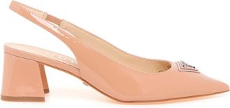 Guess Slingback Pomp - Dames - Pumps - Roze - 39 EU - Leer - Schoenen