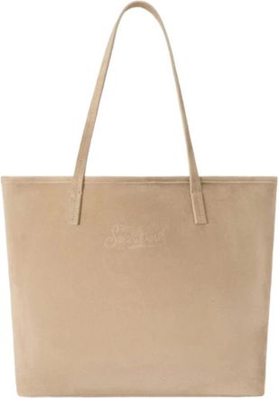 MC2 Saint Barth Tote Bag - Dames - Shoppers - Beige - ONE Size - Su&egrave;de - Tassen
