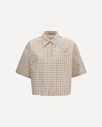 Prada Checked poplin Shirt Female 40
