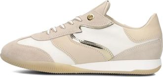 DL Sport Schoenen, Dames, Veelkleurig, 38 EU, Su&egrave;de, Gouden Lage Sneakers voor Dames