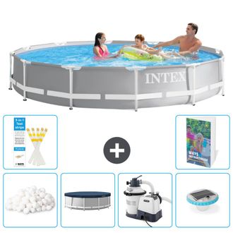 Intex Piscina Prism Frame Redonda - 366x76 Cm - 7-piezas S105