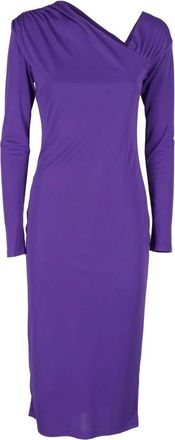 Isabelle Blanche Elegante Jurk - Dames - Casual kleedjes - Paars - 2XS - Kleedjes
