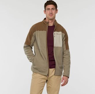 Cotopaxi Mens Abrazo Fleece Full-Zip Jacket Khaki Xxxl