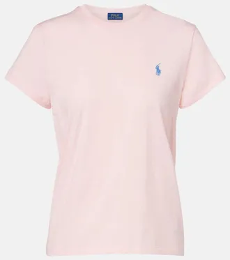 Polo Ralph Lauren Embroidered cotton jersey T-shirt