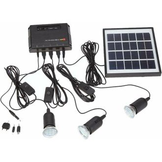 OEM Luces Solares Led Para Exteriores, Bombillas, Sistema De Paneles Solares -crezuo