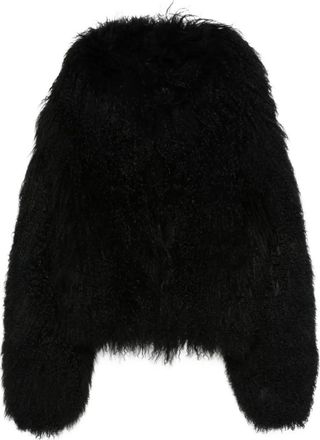 BLANCHA Giacca in shearling - Nero