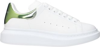 Alexander McQueen Alexander Mcqueen Sneakers Oversized Heren Groen En Wit Leer