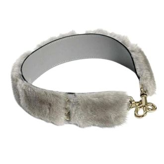 Valentino Pre-owned Strap - Dames - Pre-owned - Grijs - Maat: ONE Size Leer