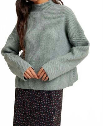 Wishlist Reggie Sweater In Pistachio