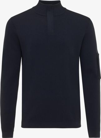 Genti Cool Dry Turtle Zip | Donkerblauw