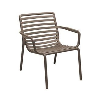 NARDI Stackable low armchair Doga - Designer Raffaello Galiotto