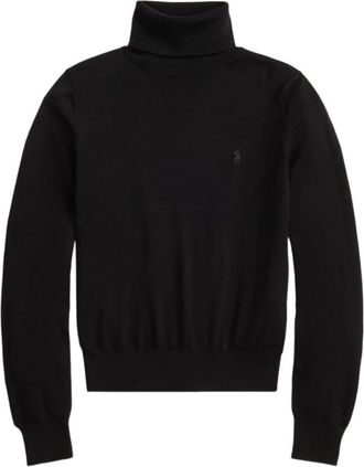 Polo Ralph Lauren Truien - Dames - Coltruien - Zwart - M - Truien & Vesten
