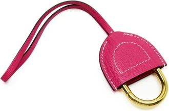 Hermès Pre-owned Accessories, female, Pink, Size: ONE SIZE Pre-owned Fabric key-holders