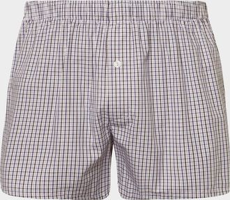 Hanro Men & apos;s Fancy Woven Cotton Boxers