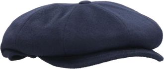 Borsalino Blauwe Kasjmier Hoed - Stijlvol en Elegant - Dames - Petten - Blauw - 58 CM - Kasjmier - Accessoires