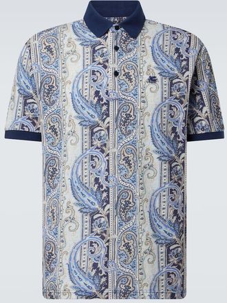 Etro Paisley cotton polo shirt