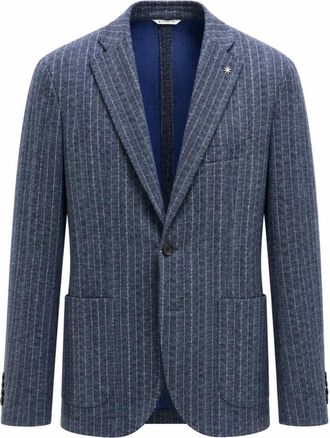 Manuel Ritz 4032G2034 Blazer - Heren - Blazers - Blauw - XL - Jassen