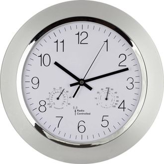 Eurotime Eurotime 56004 Reloj De Pared Decorativo Plateado 34 Cm