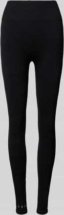 Born Living Yoga Skinny Fit Leggings mit breitem elastischem Bund Modell India in Black, Gr&ouml;&szlig;e XS