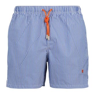 Gallo Beachwear, male, Blue, Size: XL Boxer mare fantasia seersucker
